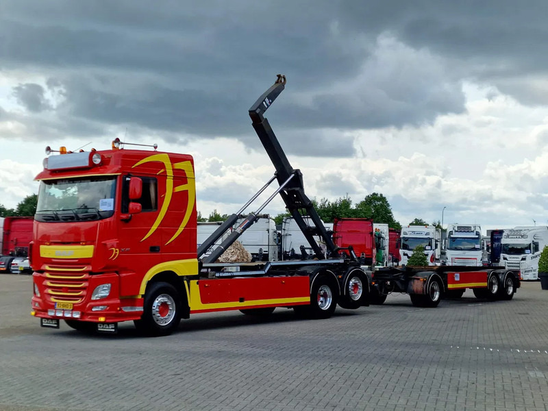 DAF XF 440 SpaceCab 6x2*4 - VDL Hooklift 21T + GS Meppel trailer 2004 - شاحنة - نظام الكابلات: صورة 3 DAF XF 440 SpaceCab 6x2*4 - VDL Hooklift 21T + GS Meppel trailer 2004 - شاحنة - نظام الكابلات: صورة 3