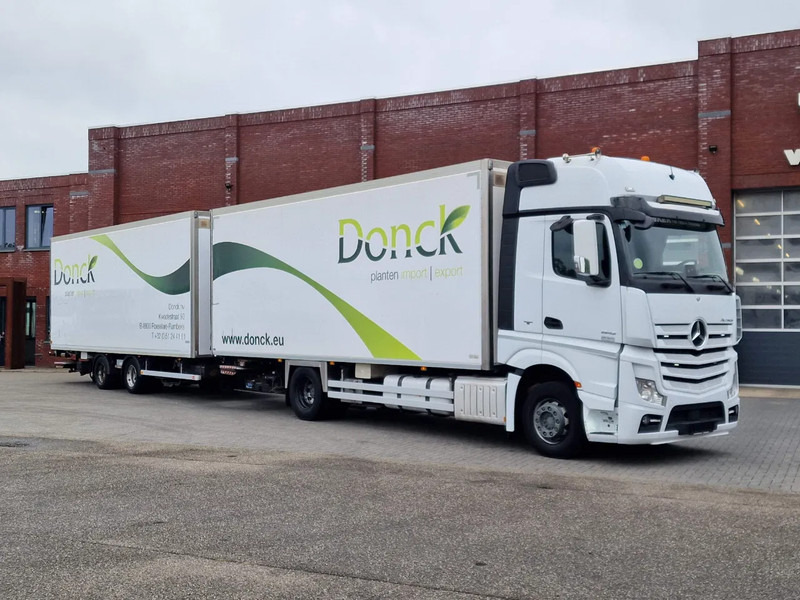 Mercedes-Benz Actros 1942 4x2 - Box with Loadlift - Full air + Pacton Trailer Loadlift - Heating system - شاحنة مقفلة: صورة 1 Mercedes-Benz Actros 1942 4x2 - Box with Loadlift - Full air + Pacton Trailer Loadlift - Heating system - شاحنة مقفلة: صورة 1