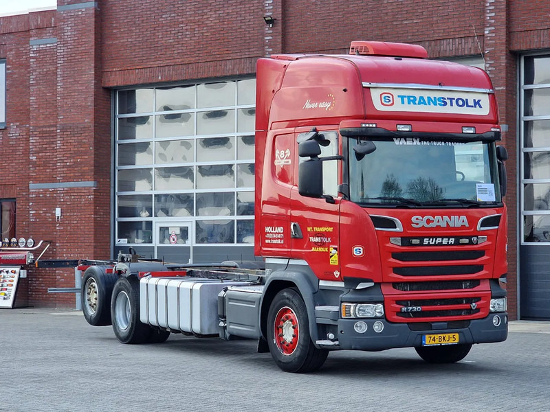 Scania R730 Topline 6x2*4 - Retarder - King of the Road - Night clima - Steering axle - Leather - شاحنة هيكل كابينة: صورة 1 Scania R730 Topline 6x2*4 - Retarder - King of the Road - Night clima - Steering axle - Leather - شاحنة هيكل كابينة: صورة 1