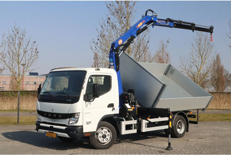 FUSO 7C18 | 4X2 | 3-WAY TIPPER | PM 6.5 KRAN /CRANE - شاحنة قلاب, شاحنة كرين: صورة 1 FUSO 7C18 | 4X2 | 3-WAY TIPPER | PM 6.5 KRAN /CRANE - شاحنة قلاب, شاحنة كرين: صورة 1