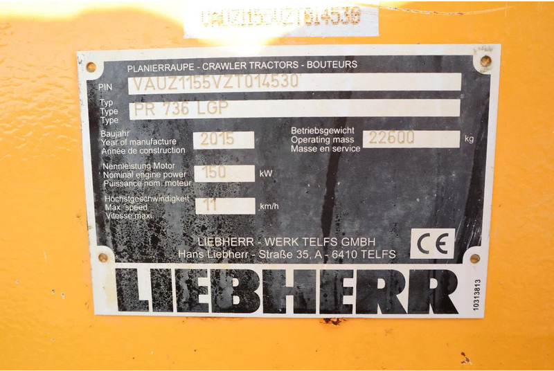 جرافة Liebherr PR736 LGP | AIRCO | LOW HOURS!: صورة 20