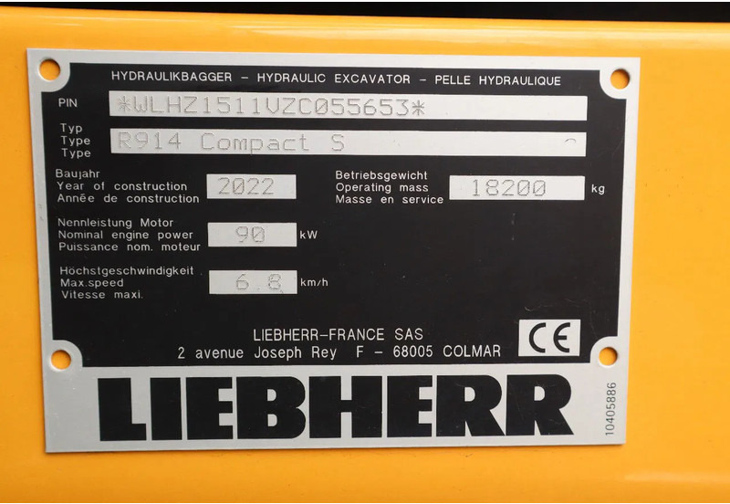 حفار زحاف Liebherr R914 COMPACT S | ROTOTILT | 3X BUCKET | DOZERBLADE: صورة 20