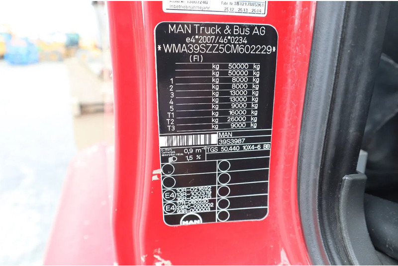 شاحنة خلاطة خرسانة MAN TGS 50.440 | 10X4*6 | SARAKA 28 METER | 8M3 MIXER: صورة 20