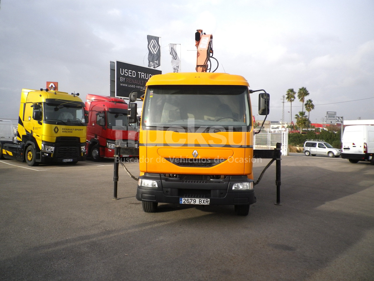 RENAULT MIDLUM 220.14C GRUA - شاحنات مسطحة, شاحنة كرين: صورة 5 RENAULT MIDLUM 220.14C GRUA - شاحنات مسطحة, شاحنة كرين: صورة 5