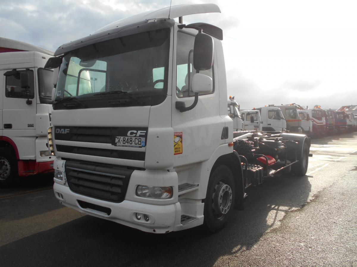 DAF CF85 410 - شاحنة ذات خطاف: صورة 1 DAF CF85 410 - شاحنة ذات خطاف: صورة 1