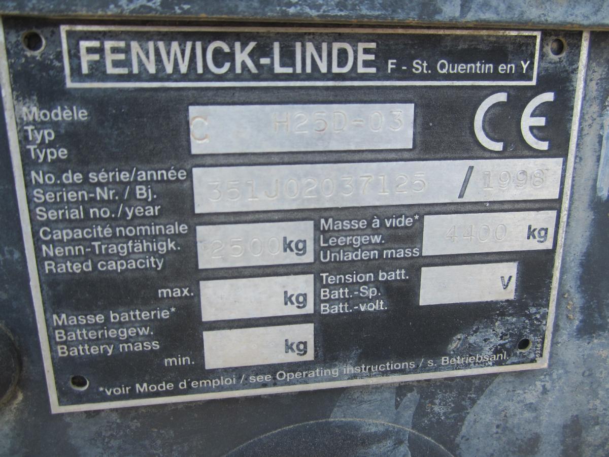 Fenwick H25D-03 - رافعة شوكية ديزل: صورة 3 Fenwick H25D-03 - رافعة شوكية ديزل: صورة 3