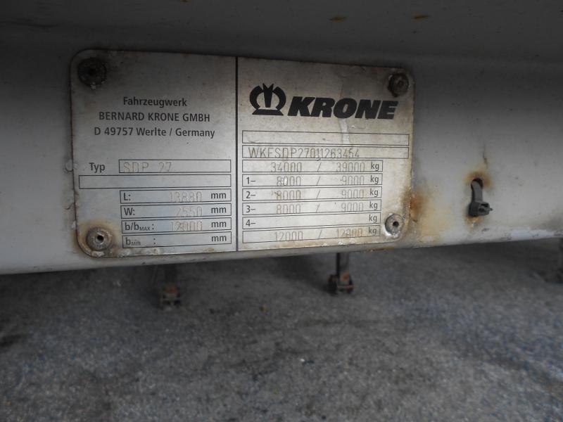 Krone - نصف مقطورة ستارة: صورة 4 Krone - نصف مقطورة ستارة: صورة 4