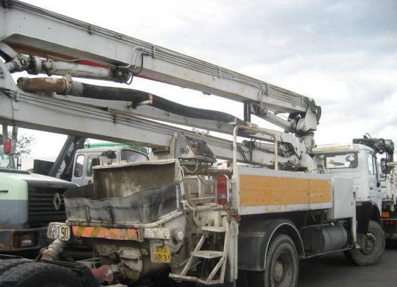 Mercedes SK 1922 - مضخة خرسانة: صورة 2 Mercedes SK 1922 - مضخة خرسانة: صورة 2