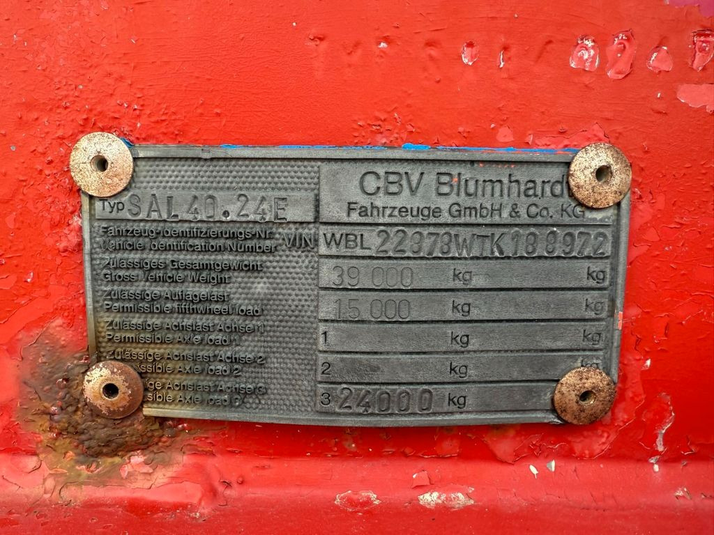 Blumhardt 3 axle 29.000 L ADR Tank trailer - نصف مقطورة صهريج: صورة 5 Blumhardt 3 axle 29.000 L ADR Tank trailer - نصف مقطورة صهريج: صورة 5