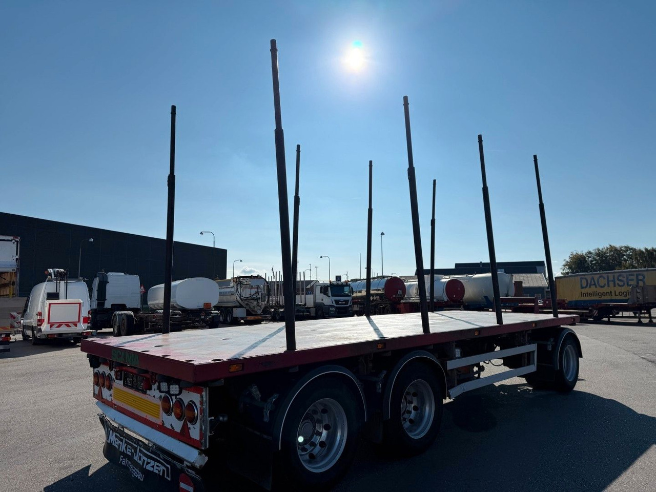 Menke-Janzen 24 t. 3 axle Woodtransport / Holztransport - مقطورة اخشاب: صورة 3 Menke-Janzen 24 t. 3 axle Woodtransport / Holztransport - مقطورة اخشاب: صورة 3