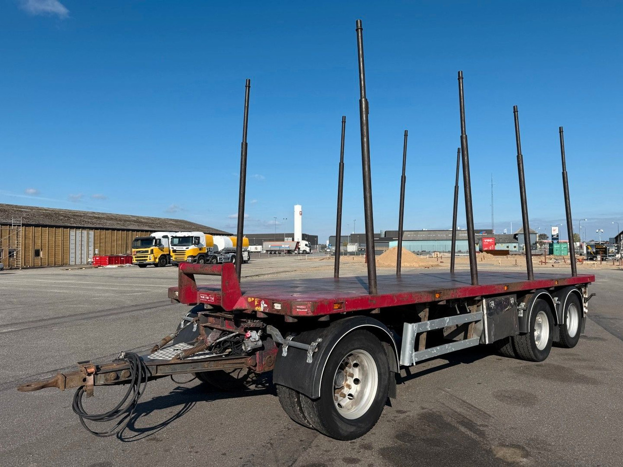 Menke-Janzen 24 t. 3 axle Woodtransport / Holztransport - مقطورة اخشاب: صورة 1 Menke-Janzen 24 t. 3 axle Woodtransport / Holztransport - مقطورة اخشاب: صورة 1