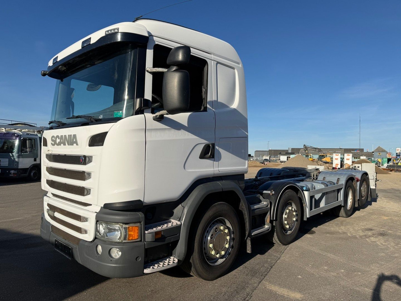 Scania G450 8X2*6 ADR Chassis / Fahrgestell / Euro 6 - شاحنة هيكل كابينة: صورة 1 Scania G450 8X2*6 ADR Chassis / Fahrgestell / Euro 6 - شاحنة هيكل كابينة: صورة 1