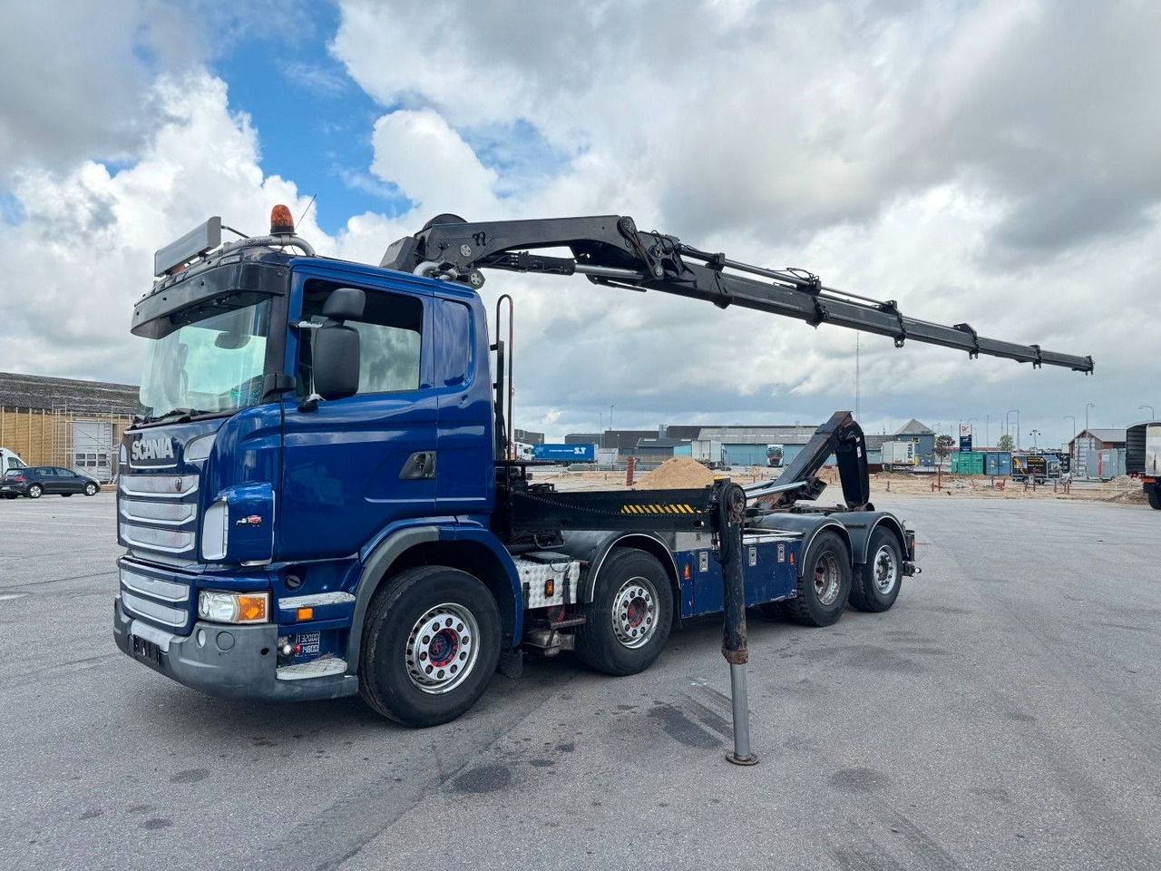 Scania G480 8x2*6 Hakenlift / Hiab 244 EP-5 Hipro - شاحنة كرين: صورة 1 Scania G480 8x2*6 Hakenlift / Hiab 244 EP-5 Hipro - شاحنة كرين: صورة 1