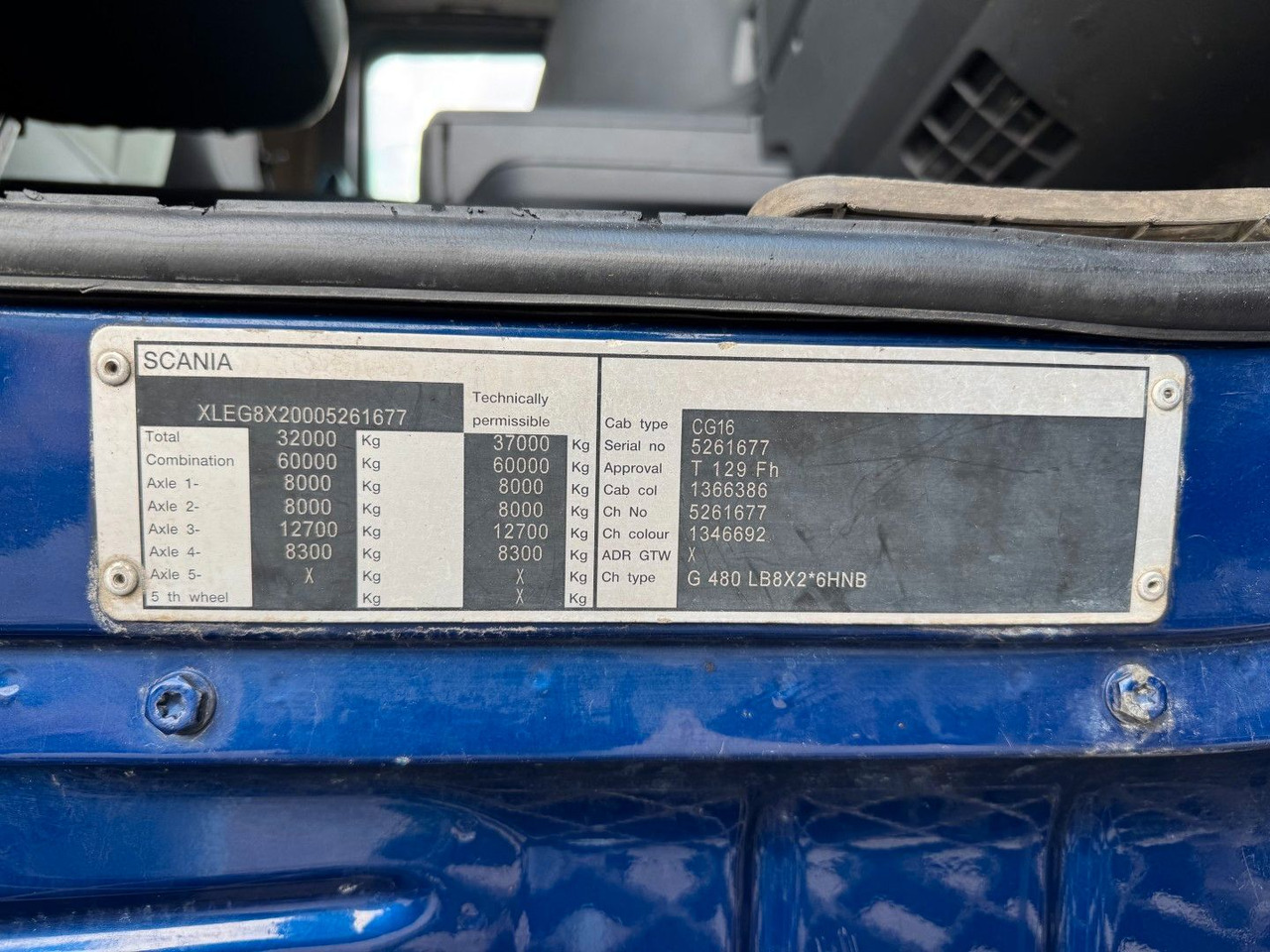 شاحنة كرين Scania G480 8x2*6 Hakenlift / Hiab 244 EP-5 Hipro: صورة 11