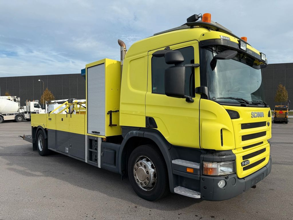 Scania P400 LB 4x2 MLB Euro 5 - 324 tkm. - شاحنات مسطحة, شاحنة كرين: صورة 2 Scania P400 LB 4x2 MLB Euro 5 - 324 tkm. - شاحنات مسطحة, شاحنة كرين: صورة 2
