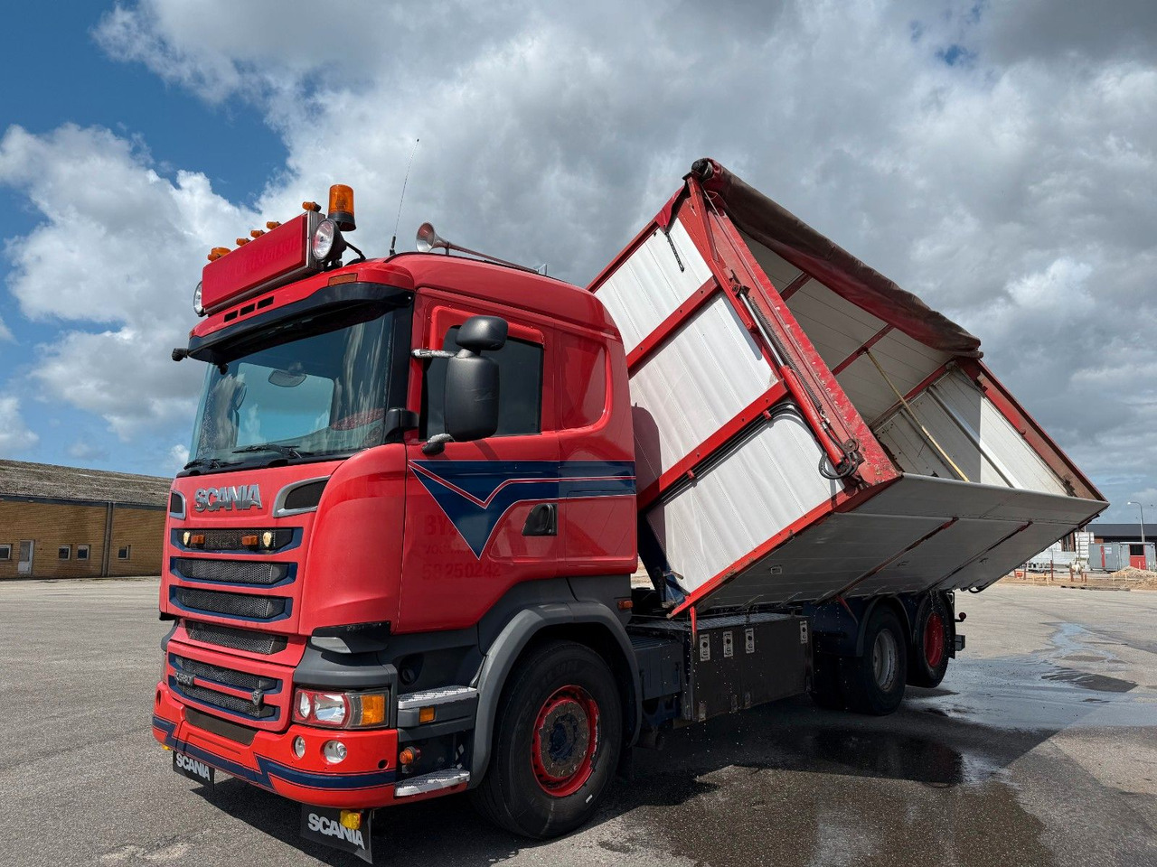 شاحنة قلاب Scania R580 V8 6x2 Highline Euro 6 / Tipper / Kipper: صورة 17