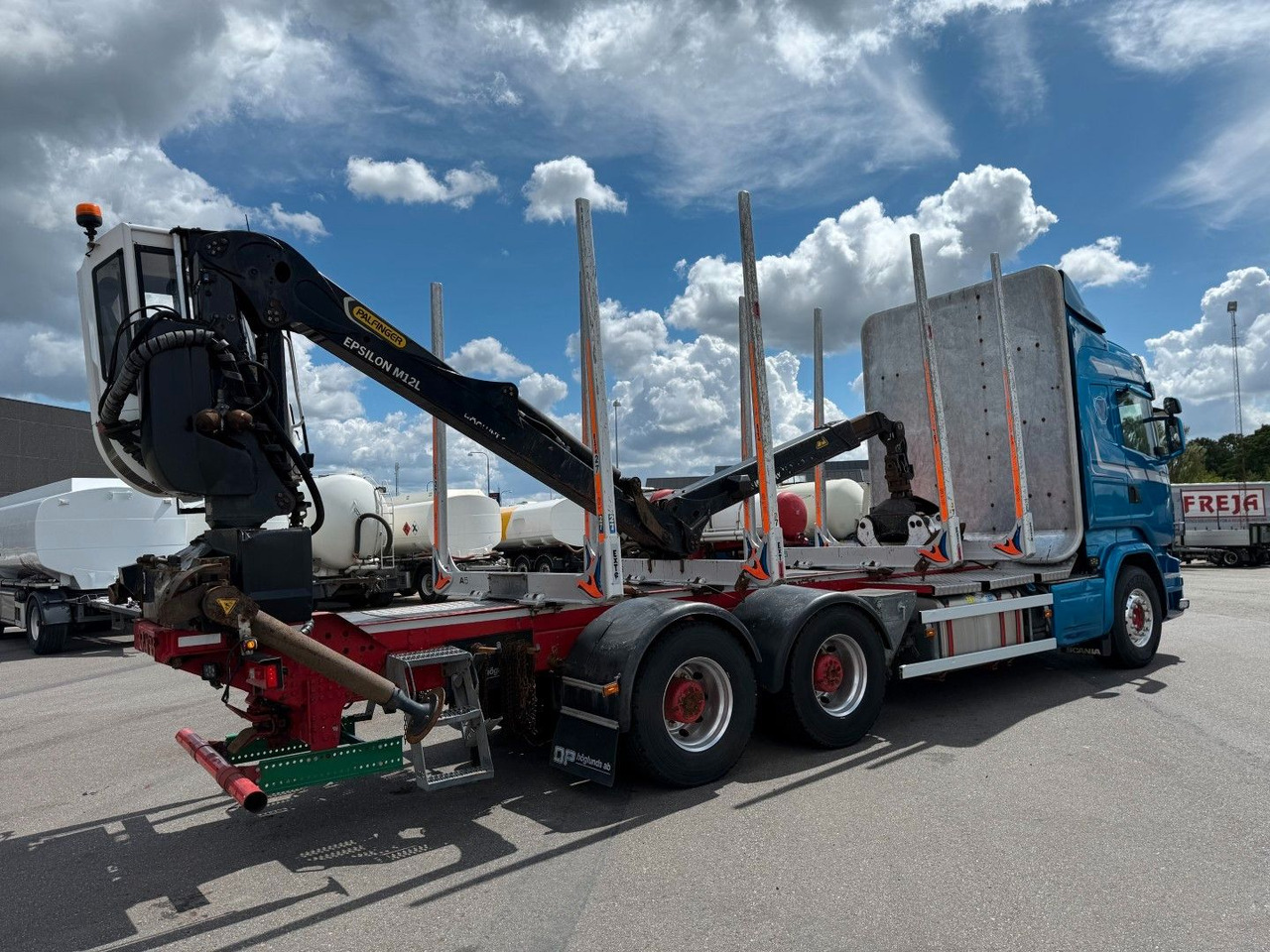 Scania R730 V8 6x4 Palfinger Epsilon M12L80 / Holz Wood - شاحنة قطع الأشجار, شاحنة كرين: صورة 4 Scania R730 V8 6x4 Palfinger Epsilon M12L80 / Holz Wood - شاحنة قطع الأشجار, شاحنة كرين: صورة 4