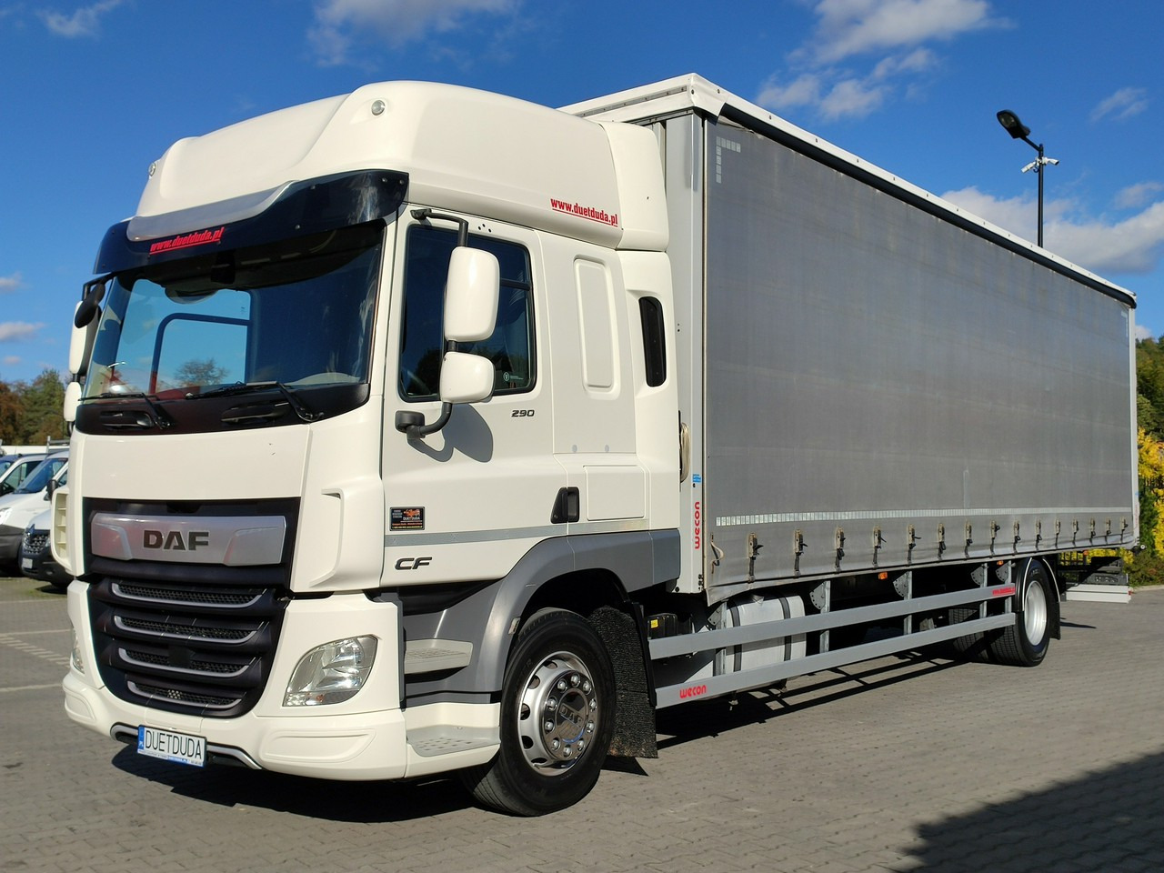 DAF CF 290 E6 Firana Tył Drzwi Dach Podnoszony / Zsuwany Długi 9.30m - شاحنة ستارة: صورة 2 DAF CF 290 E6 Firana Tył Drzwi Dach Podnoszony / Zsuwany Długi 9.30m - شاحنة ستارة: صورة 2