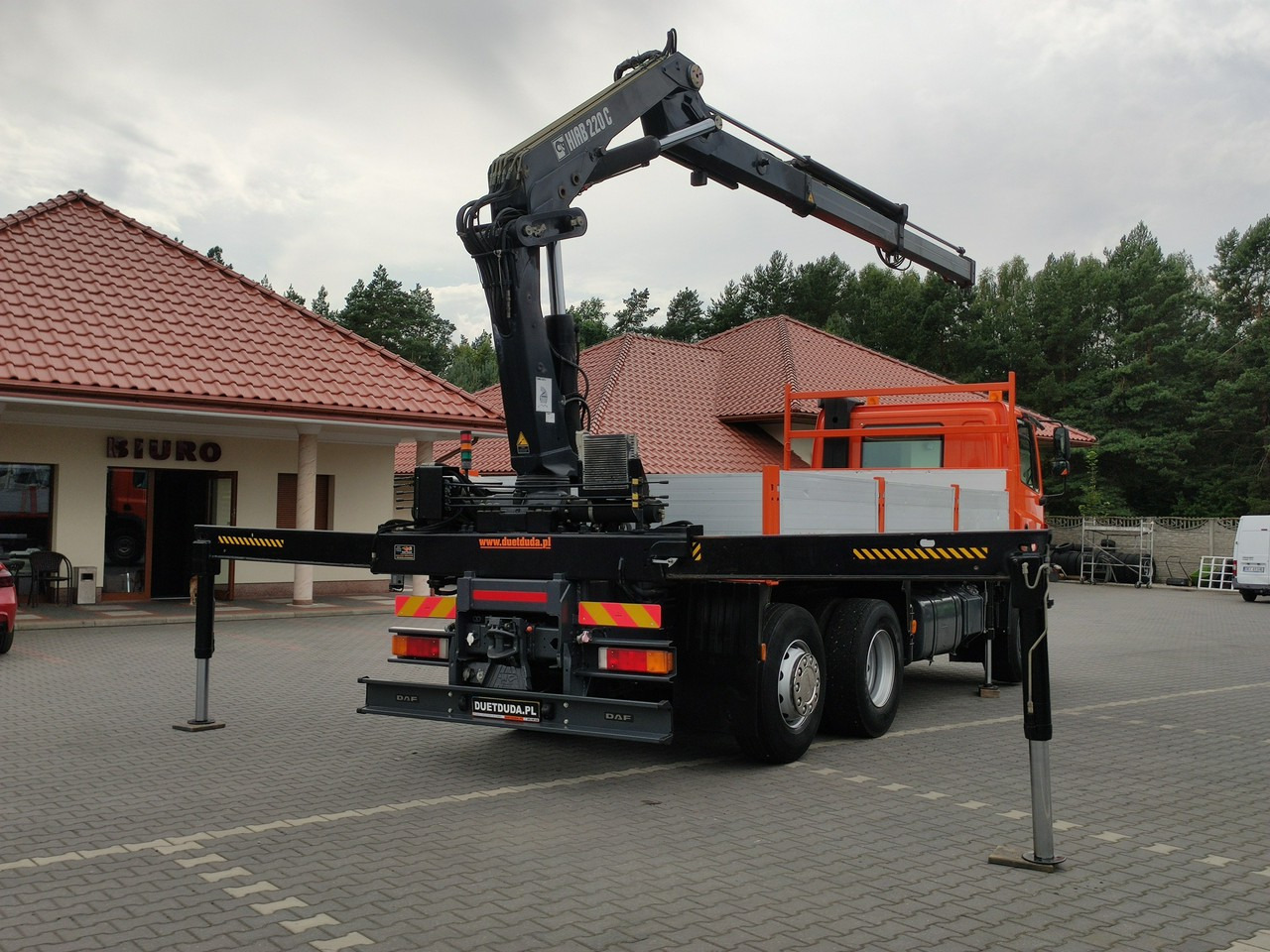DAF CF 85.380 6x2 Oś Skrętna Skrzynia HDS HIAB 220C + Pilot - شاحنات مسطحة, شاحنة كرين: صورة 5 DAF CF 85.380 6x2 Oś Skrętna Skrzynia HDS HIAB 220C + Pilot - شاحنات مسطحة, شاحنة كرين: صورة 5