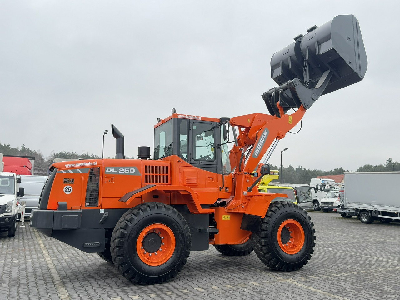 اللودر بعجل Doosan DL250 14,5Ton Łyżka Wysokiego Wysypu !!!: صورة 12