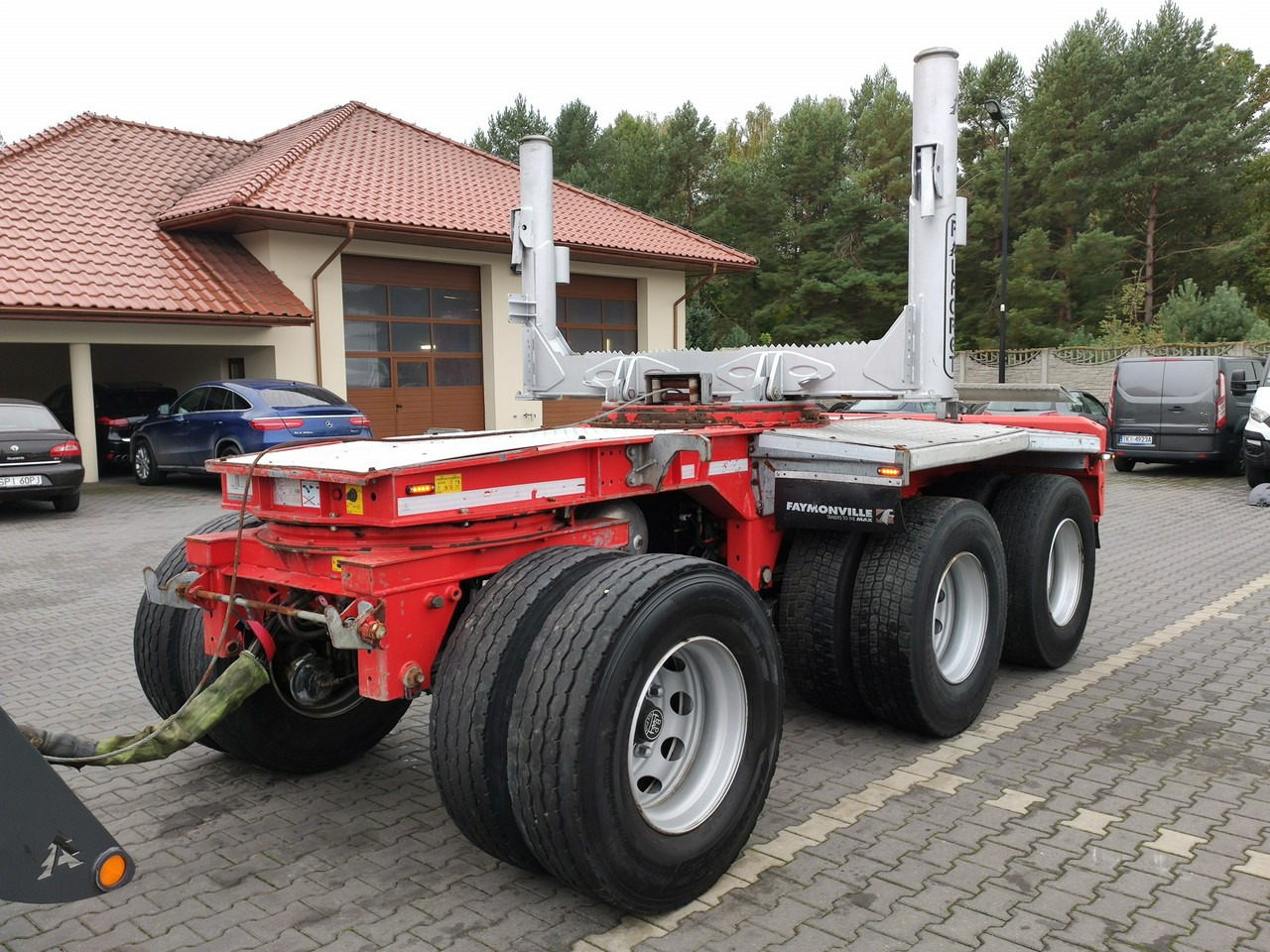 Faymonville Wózek 3-Osie FlexMAX 12T Do drzewa Do drewna Do Lasu 2019/2020r - مقطورة اخشاب: صورة 4 Faymonville Wózek 3-Osie FlexMAX 12T Do drzewa Do drewna Do Lasu 2019/2020r - مقطورة اخشاب: صورة 4