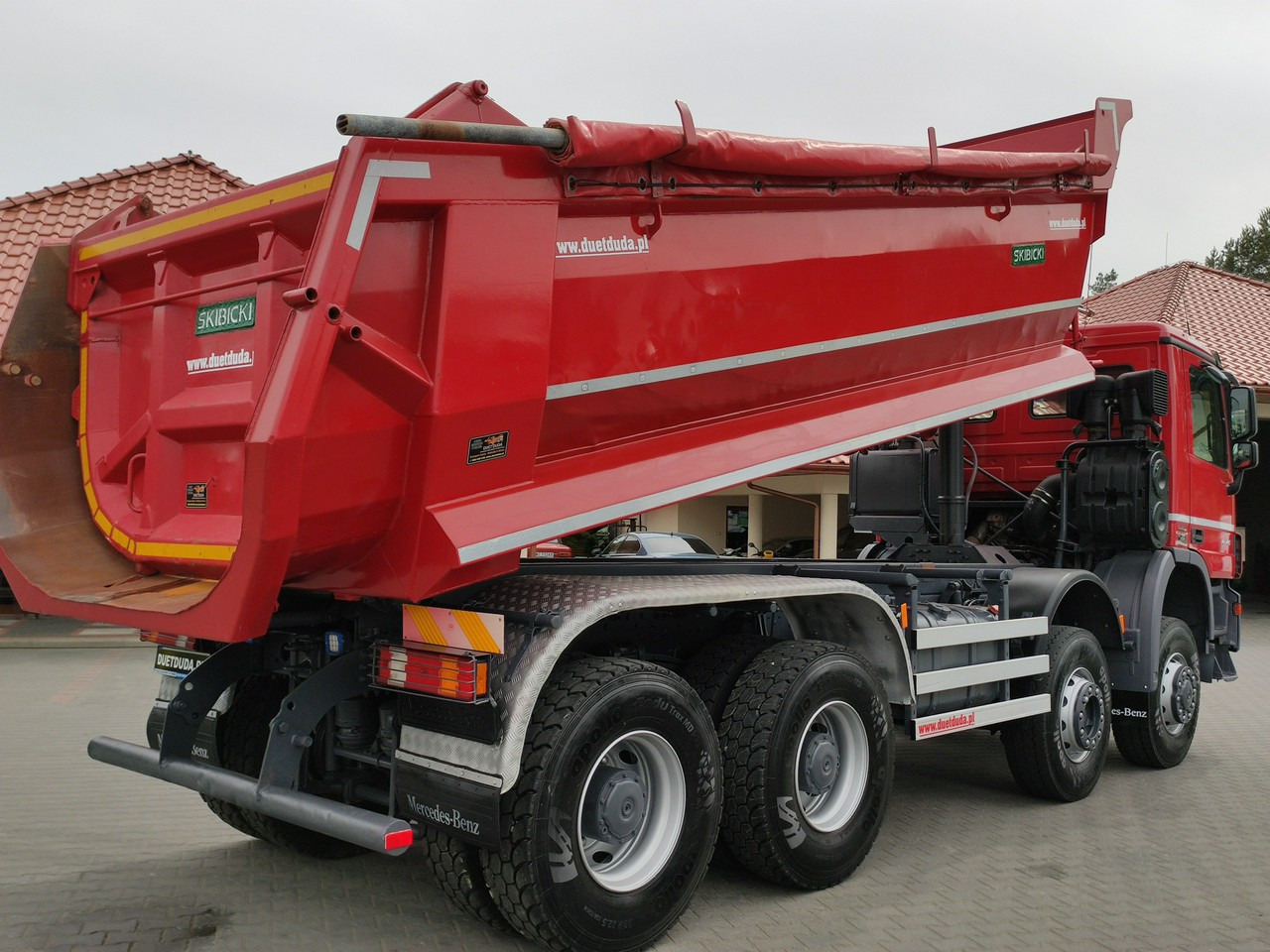 شاحنة قلاب Mercedes Actros 4141 8x6 Wywrot SKIBICKI Automat EPS ze Sprzegłem !!!: صورة 24