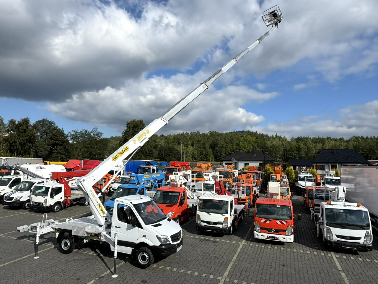 Mercedes Sprinter Zwyżka Podnośnik Koszowy PALFINGER P280 B UDT - منصة تلسكوبية محمولة على شاحنة: صورة 1 Mercedes Sprinter Zwyżka Podnośnik Koszowy PALFINGER P280 B UDT - منصة تلسكوبية محمولة على شاحنة: صورة 1