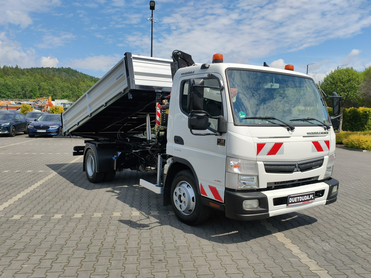 شاحنة قلاب, شاحنة كرين Mitsubishi Canter Fuso 9C18 3.0/180KM Automat, HDS FASSI F30 Wywrotka 3-str: صورة 6
