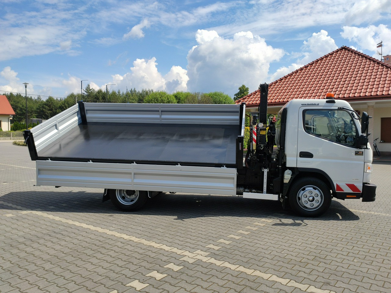 شاحنة قلاب, شاحنة كرين Mitsubishi Canter Fuso 9C18 3.0/180KM Automat, HDS FASSI F30 Wywrotka 3-str: صورة 9