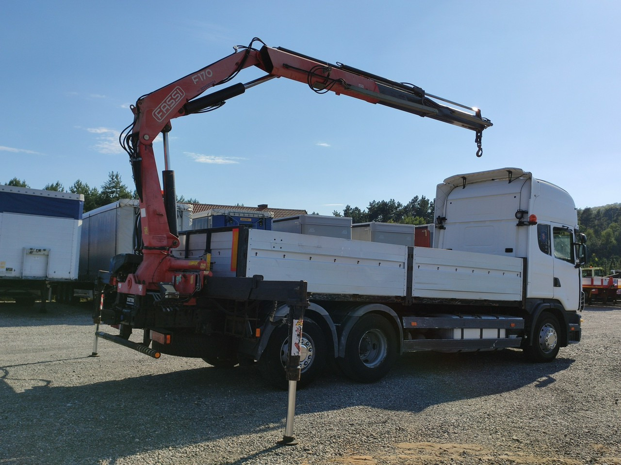 Scania 124L 420 6x2 Retarder HDS FASSI F170 Budowlanka - شاحنات مسطحة, شاحنة كرين: صورة 2 Scania 124L 420 6x2 Retarder HDS FASSI F170 Budowlanka - شاحنات مسطحة, شاحنة كرين: صورة 2