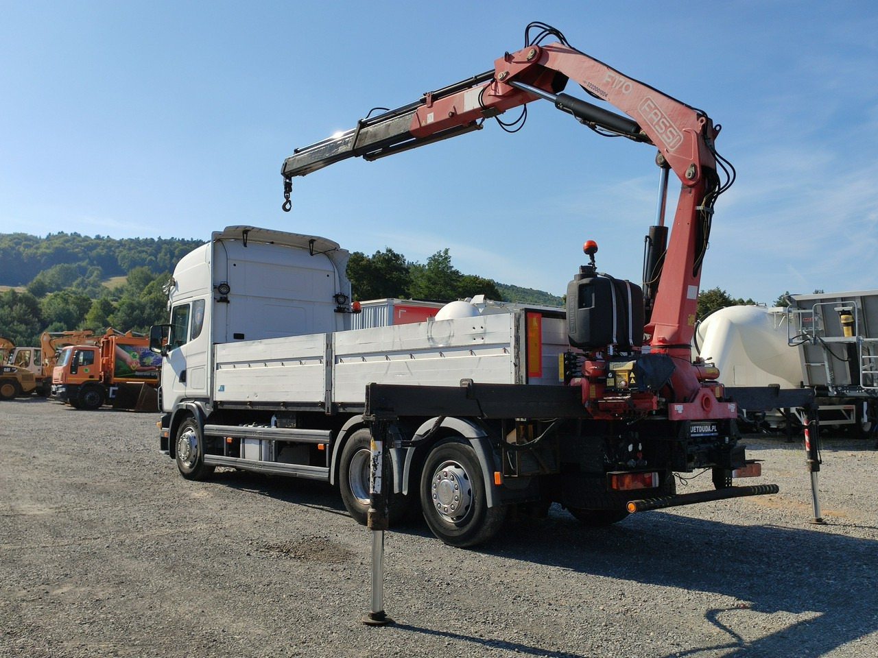 Scania 124L 420 6x2 Retarder HDS FASSI F170 Budowlanka - شاحنات مسطحة, شاحنة كرين: صورة 3 Scania 124L 420 6x2 Retarder HDS FASSI F170 Budowlanka - شاحنات مسطحة, شاحنة كرين: صورة 3