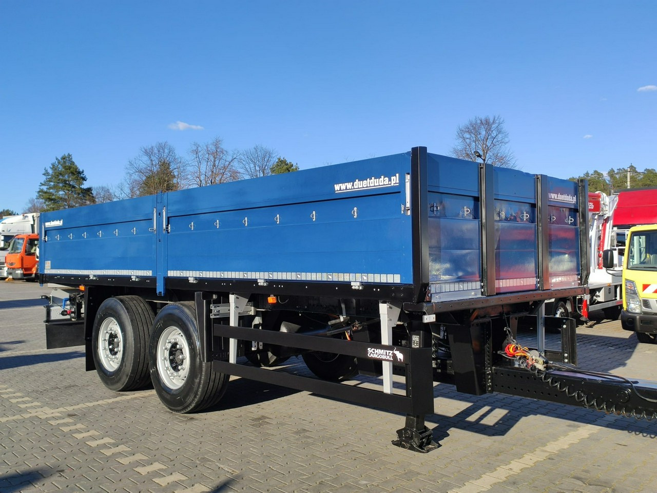 مقطورات مسطحة Schmitz Cargobull Ciężarowa 2-osiowa na poduszkach Tandem Stan Unikat !!!: صورة 15