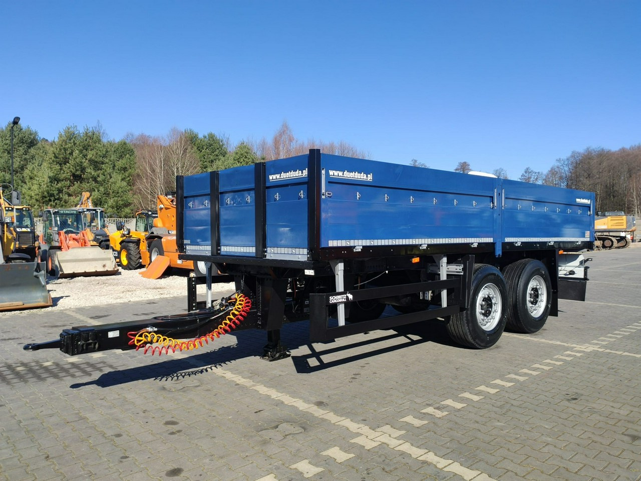 Schmitz Cargobull Ciężarowa 2-osiowa na poduszkach Tandem Stan Unikat !!! - مقطورات مسطحة: صورة 2 Schmitz Cargobull Ciężarowa 2-osiowa na poduszkach Tandem Stan Unikat !!! - مقطورات مسطحة: صورة 2