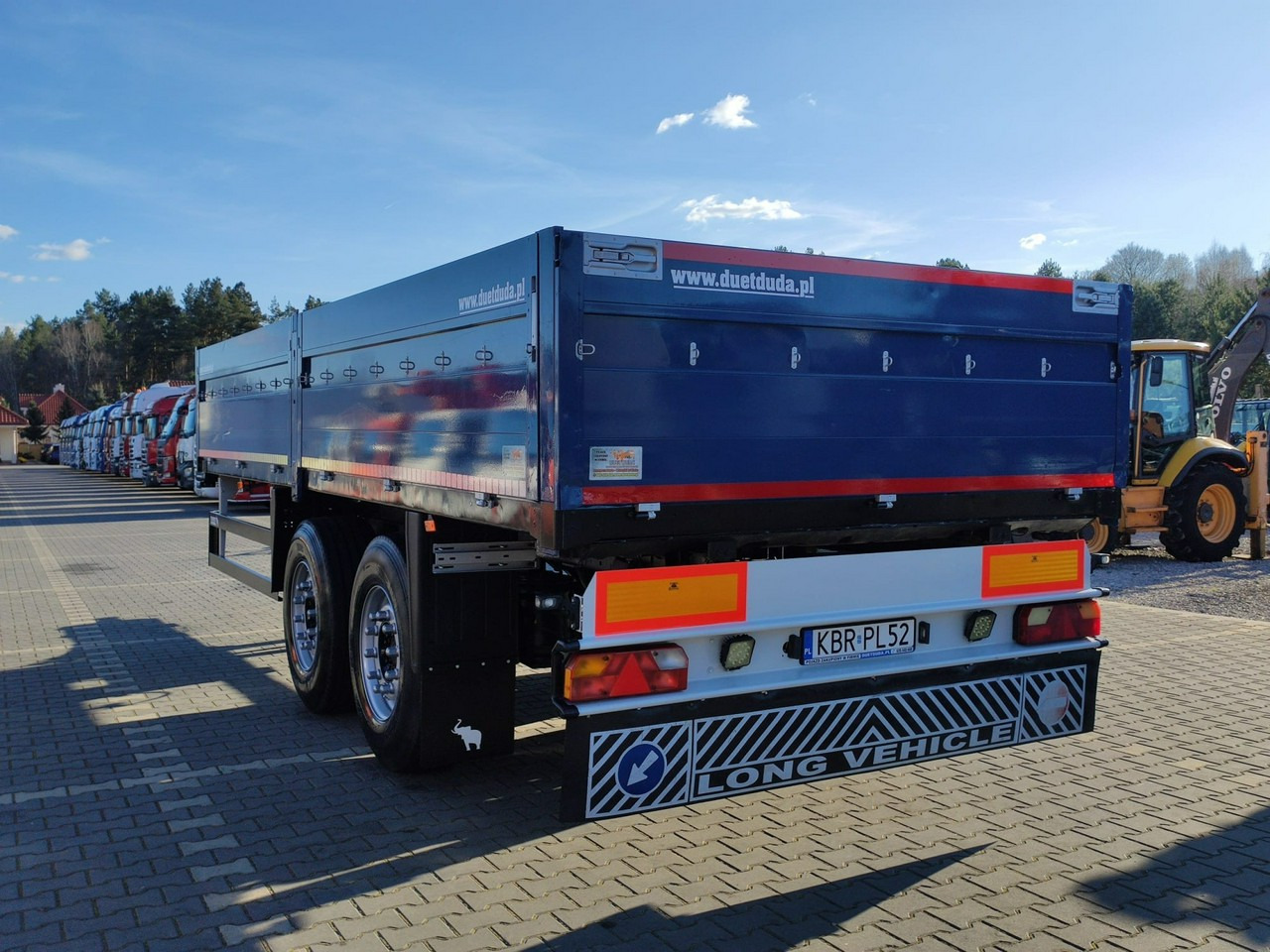 مقطورات مسطحة Schmitz Cargobull Ciężarowa 2-osiowa na poduszkach Tandem Stan Unikat !!!: صورة 9