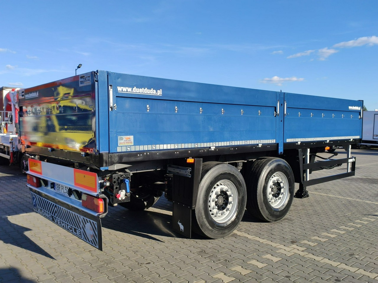 مقطورات مسطحة Schmitz Cargobull Ciężarowa 2-osiowa na poduszkach Tandem Stan Unikat !!!: صورة 7