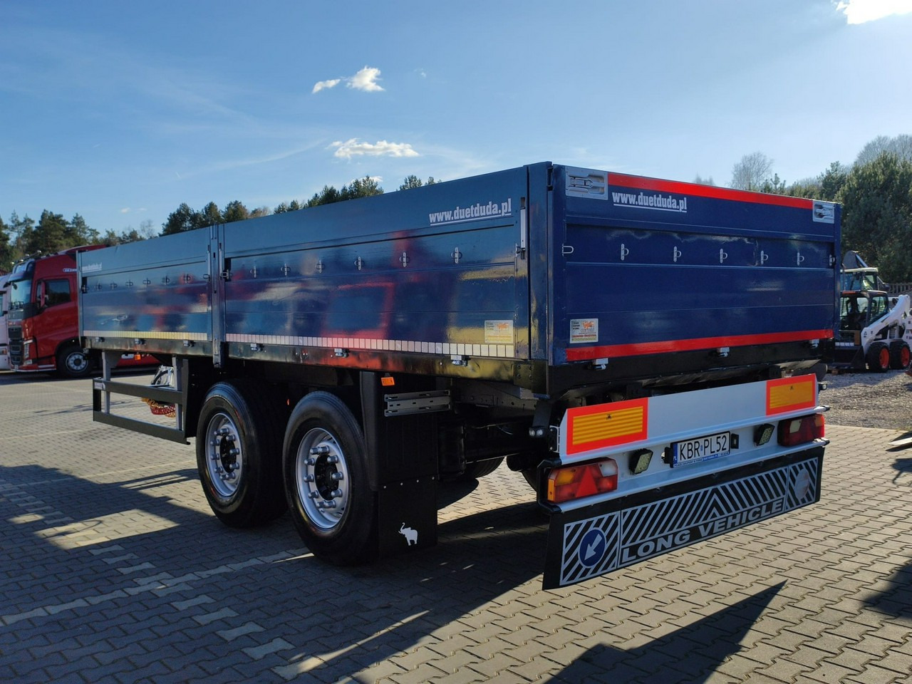مقطورات مسطحة Schmitz Cargobull Ciężarowa 2-osiowa na poduszkach Tandem Stan Unikat !!!: صورة 10