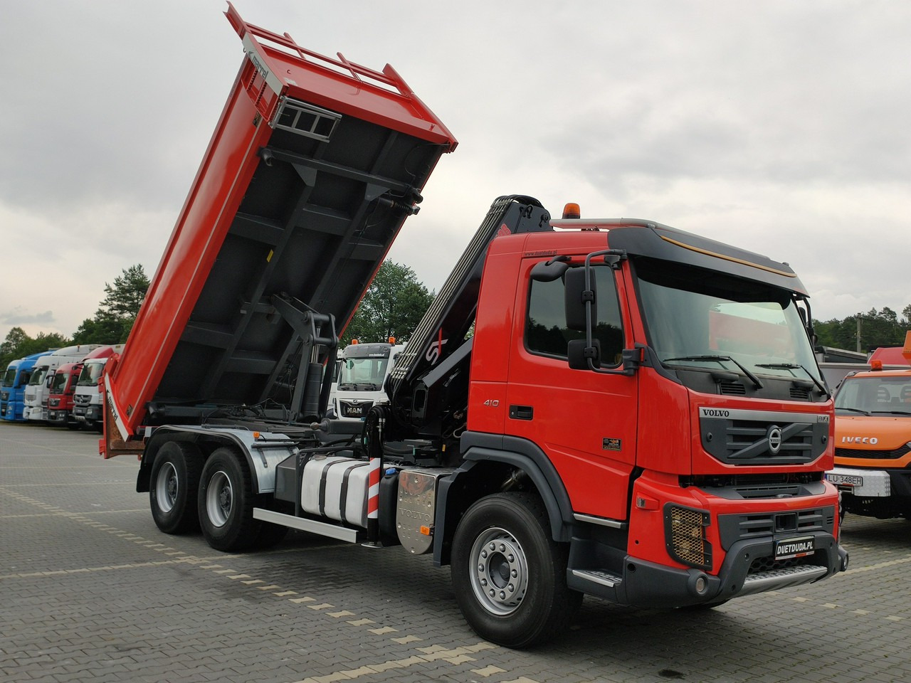 Volvo FMX 410 6x4 13L HDS Radiowy Hydroburta - شاحنة قلاب, شاحنة كرين: صورة 2 Volvo FMX 410 6x4 13L HDS Radiowy Hydroburta - شاحنة قلاب, شاحنة كرين: صورة 2