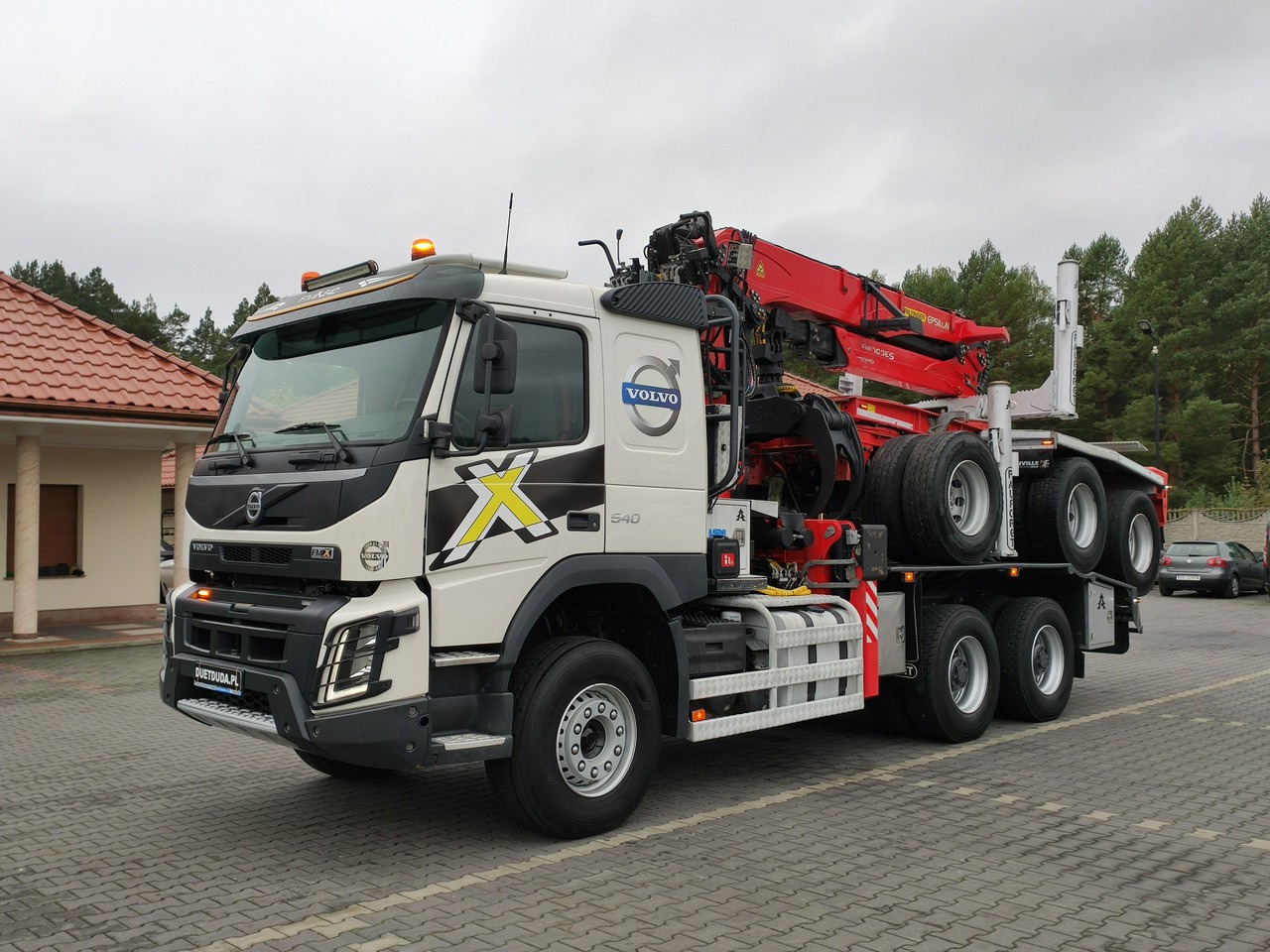 Volvo FMX 540 6x4 RETARDER PALFORET EPSILON S300L Do Drewna - شاحنة قطع الأشجار: صورة 1 Volvo FMX 540 6x4 RETARDER PALFORET EPSILON S300L Do Drewna - شاحنة قطع الأشجار: صورة 1