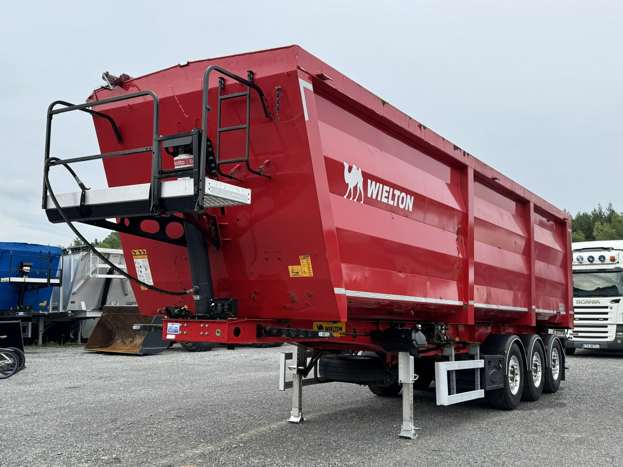 Wielton HARDOX STALOWA DO ZŁOMU 50m Oś Podnoszona Złomówka Stan Bdb - قلابة نصف مقطورة نصف مقطورة قلابة: صورة 4 Wielton HARDOX STALOWA DO ZŁOMU 50m Oś Podnoszona Złomówka Stan Bdb - قلابة نصف مقطورة نصف مقطورة قلابة: صورة 4