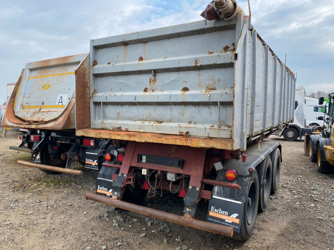 Langendorf SK 24/27 | Stahl 22m³*Luft-Lift*Rollplane*BPW - قلابة نصف مقطورة نصف مقطورة قلابة: صورة 4 Langendorf SK 24/27 | Stahl 22m³*Luft-Lift*Rollplane*BPW - قلابة نصف مقطورة نصف مقطورة قلابة: صورة 4