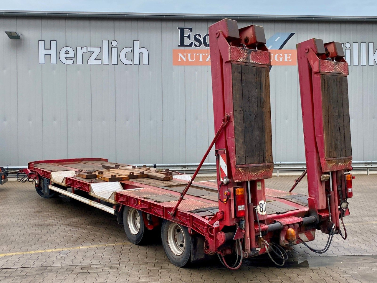 Langendorf Tieflader| hydr. Scherenrampen*verbreiterbar*SAF - مقطورة مسطحة منخفضة: صورة 3 Langendorf Tieflader| hydr. Scherenrampen*verbreiterbar*SAF - مقطورة مسطحة منخفضة: صورة 3