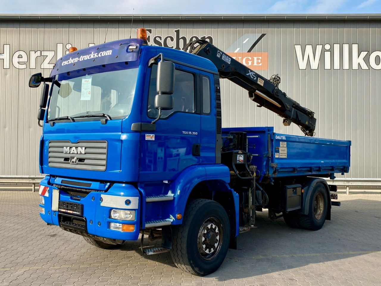 MAN TGA 18.360 4x4H BL Hiab Kran*Dautel Kipper*Klima - شاحنة قلاب, شاحنة كرين: صورة 2 MAN TGA 18.360 4x4H BL Hiab Kran*Dautel Kipper*Klima - شاحنة قلاب, شاحنة كرين: صورة 2