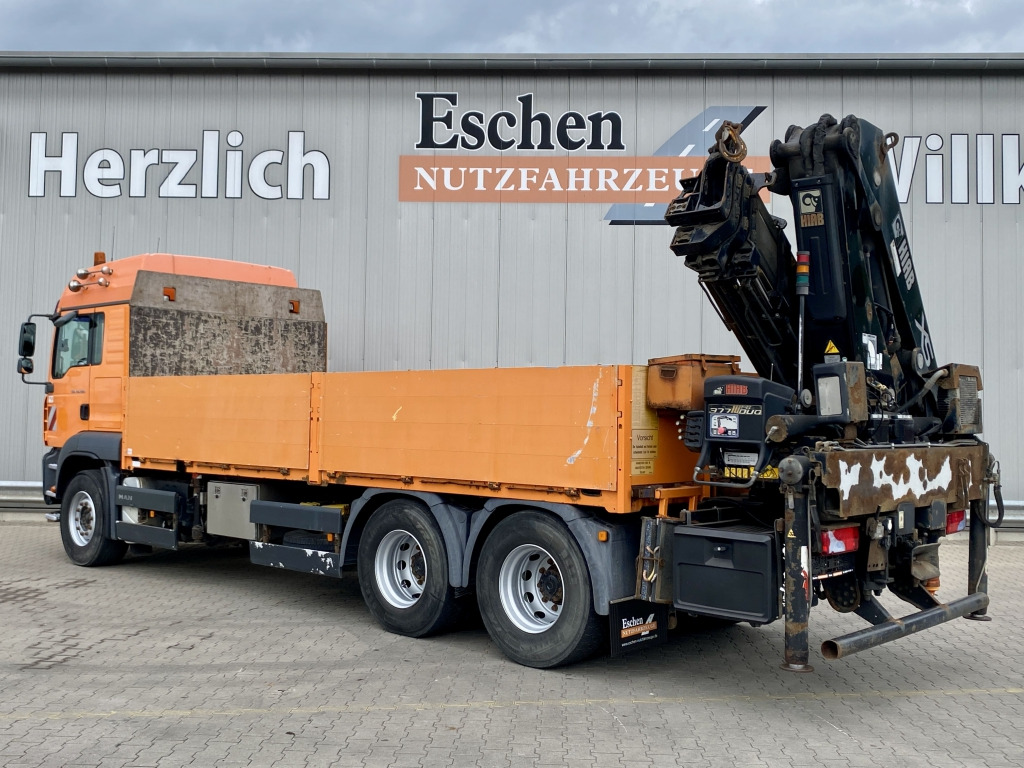 MAN TGA 26.480 6x4 BL / HIAB 377 EP-4 Faltkran - شاحنات مسطحة, شاحنة كرين: صورة 3 MAN TGA 26.480 6x4 BL / HIAB 377 EP-4 Faltkran - شاحنات مسطحة, شاحنة كرين: صورة 3