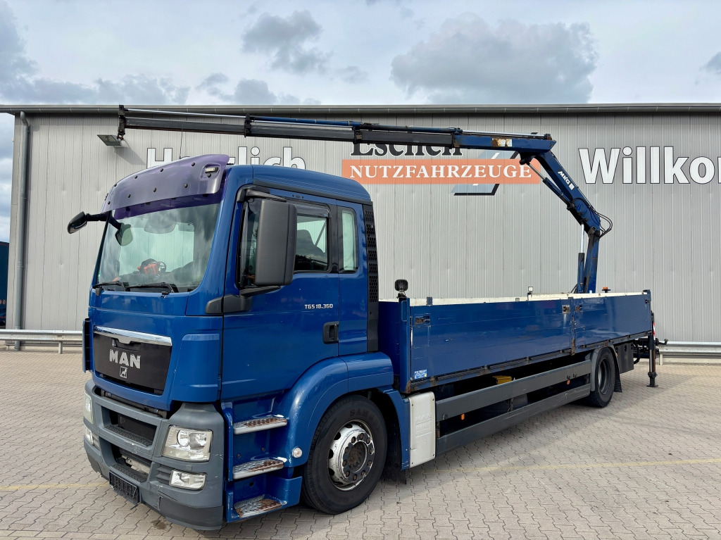 MAN TGS 18.360 4x2 LL / MKG HLK 111 Kran - شاحنات مسطحة, شاحنة كرين: صورة 3 MAN TGS 18.360 4x2 LL / MKG HLK 111 Kran - شاحنات مسطحة, شاحنة كرين: صورة 3