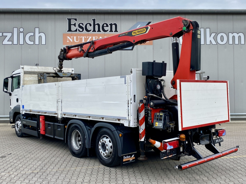 MAN TGS 26.420 6x2-4 LL / Palfinger PK 26.001 L Tec Heckkran - شاحنات مسطحة, شاحنة كرين: صورة 4 MAN TGS 26.420 6x2-4 LL / Palfinger PK 26.001 L Tec Heckkran - شاحنات مسطحة, شاحنة كرين: صورة 4