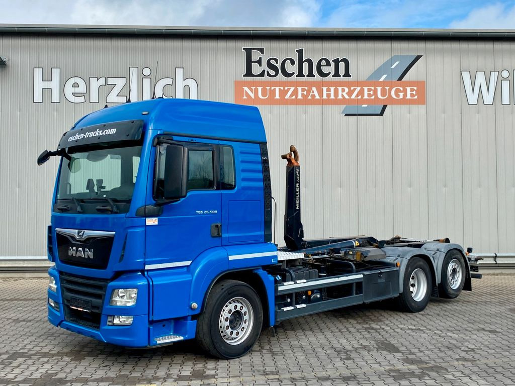 MAN TGS 26.500 6x2-4 LL | MEILLER 21.65*ACC*Retarder - شاحنة ذات خطاف: صورة 2 MAN TGS 26.500 6x2-4 LL | MEILLER 21.65*ACC*Retarder - شاحنة ذات خطاف: صورة 2