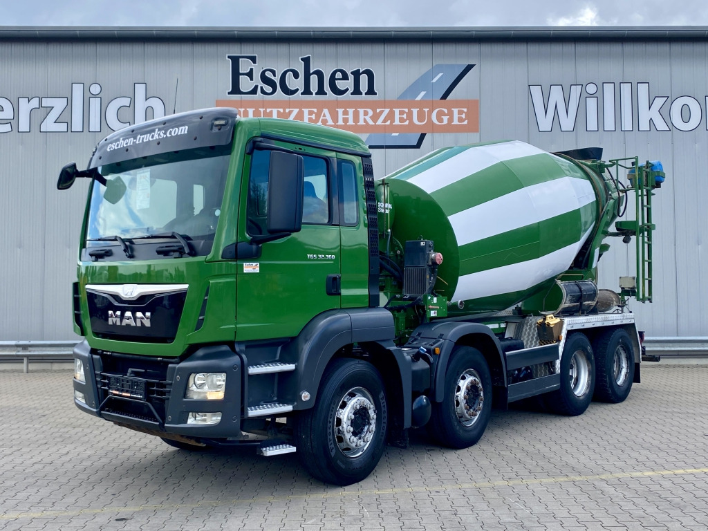 MAN TGS 32.360 8x4 BB / 9 m³ Stetter-Aufbau - شاحنة خلاطة خرسانة: صورة 1 MAN TGS 32.360 8x4 BB / 9 m³ Stetter-Aufbau - شاحنة خلاطة خرسانة: صورة 1