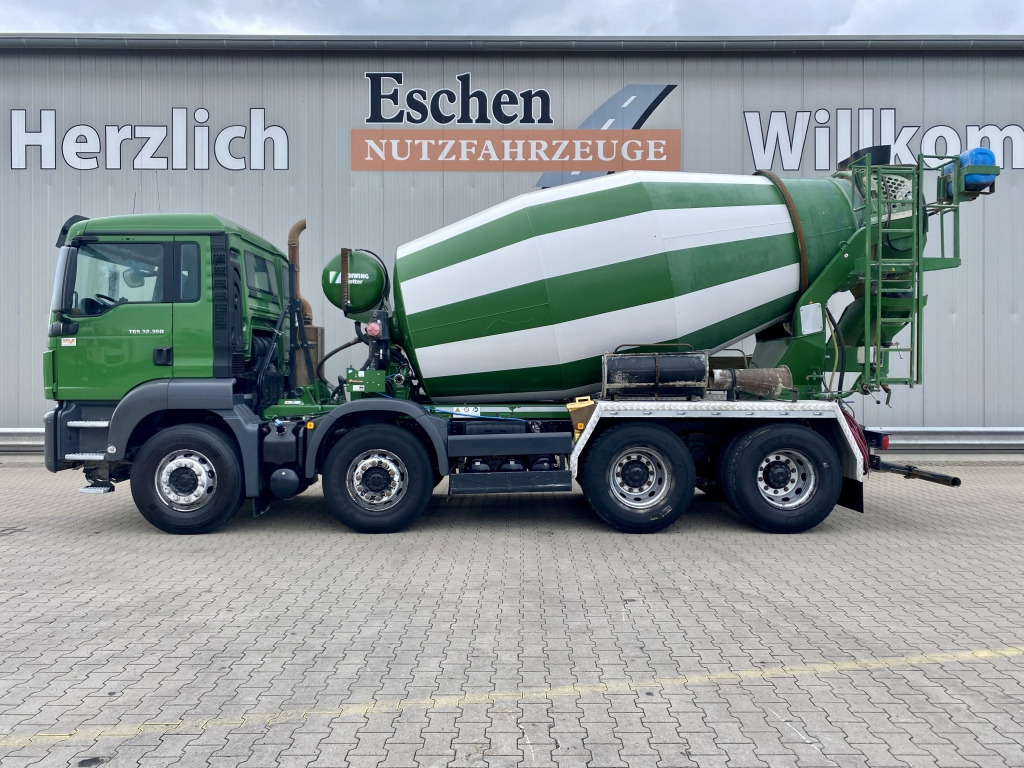 MAN TGS 32.360 8x4 BB / 9 m³ Stetter-Aufbau - شاحنة خلاطة خرسانة: صورة 2 MAN TGS 32.360 8x4 BB / 9 m³ Stetter-Aufbau - شاحنة خلاطة خرسانة: صورة 2