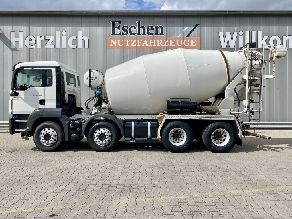 MAN TGS 32.400 8x4 BB / 9 m³ Stetter-Aufbau - شاحنة خلاطة خرسانة: صورة 2 MAN TGS 32.400 8x4 BB / 9 m³ Stetter-Aufbau - شاحنة خلاطة خرسانة: صورة 2