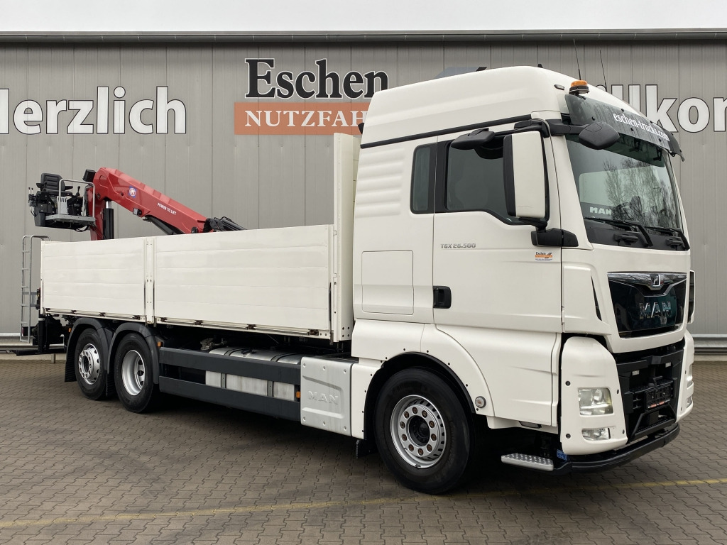 شاحنات مسطحة, شاحنة كرين MAN TGX 26.500 6x2-4 LL / HMF 2110 L-MC Kran: صورة 9 شاحنات مسطحة, شاحنة كرين MAN TGX 26.500 6x2-4 LL / HMF 2110 L-MC Kran: صورة 9